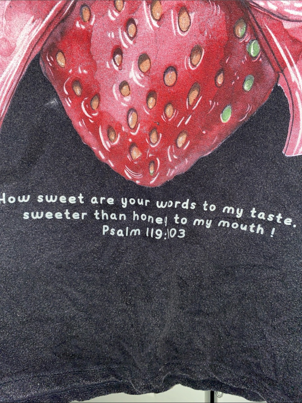 Vintage Threadz • Sweet Jesus • Strawberry Graphic Tee - Picture 3 of 3